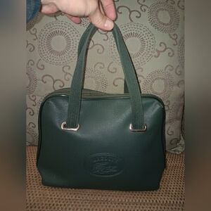 Lacoste Green Canvas Shoulder Bag